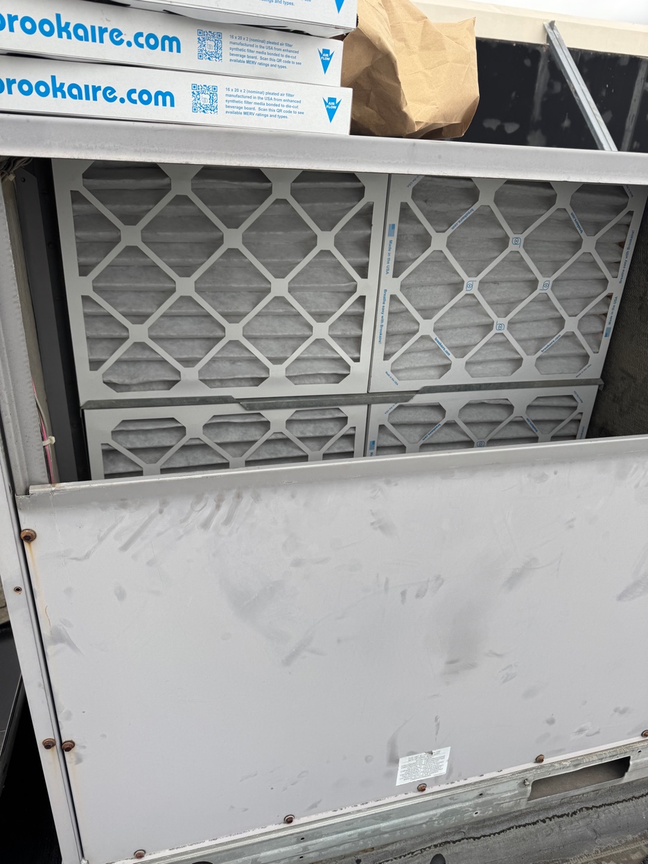 HVAC filter replacement maintenance by Airmax