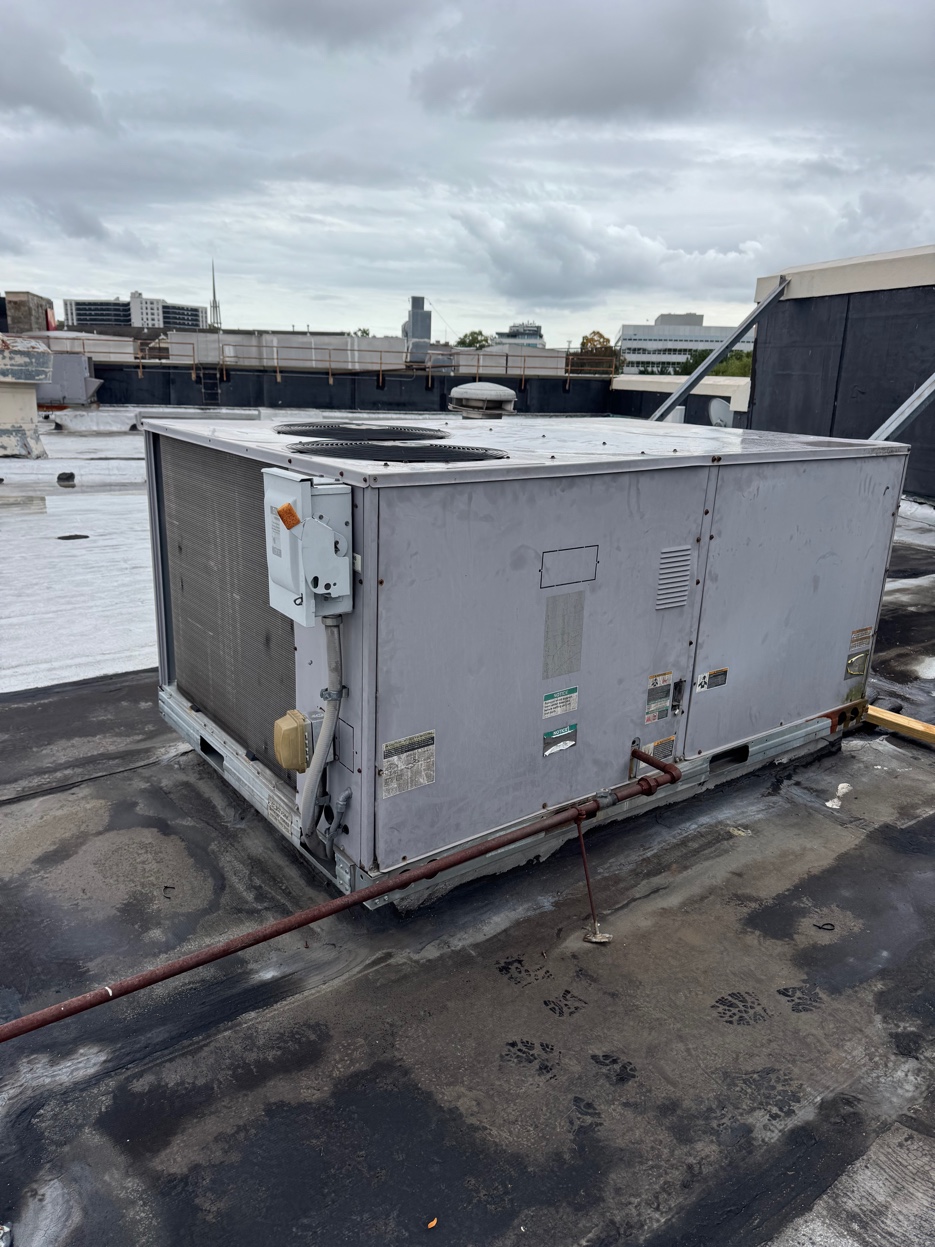 Commercial rooftop HVAC unit Rye NY